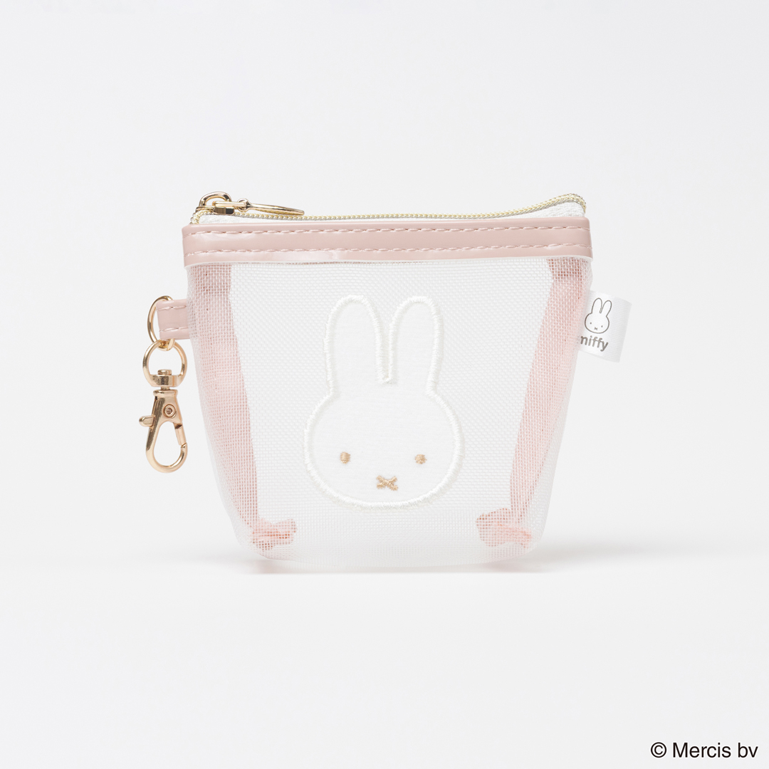 miffy ミッフィー BRUNA MESH マイクロミニポーチ ピンク/MIFF-215B